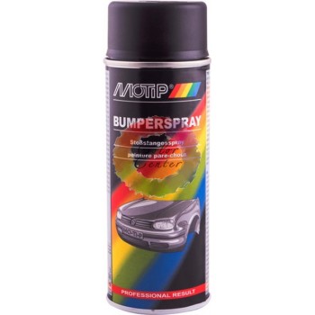 Эмаль аэрозольная для бампера автомобиля черная Motip, 400 мл 