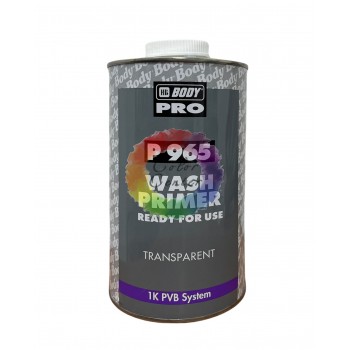 Грунт кислотний для авто BODY 965 прозорий 1 к, 1 л