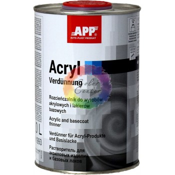 APP 030100 Растворитель для акриловых продуктов и баз, 1л