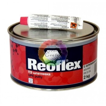 Шпаклівка з алюмінієм Reoflex Putty Alumet, 2 кг