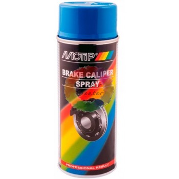  Motip Эмаль аэрозольная для суппортов и тормозных барабанов автомобиля  синяя, 400мл 