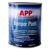 Структурная краска для бамперов APP BUMPER PAINT - 1 л (Черная)