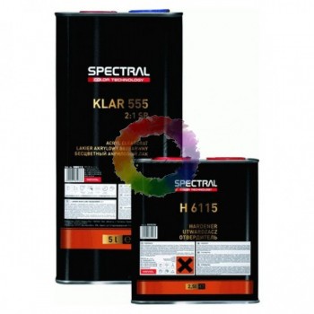 SPECTRAL Лак бесцветный SR KLAR 555 HS 2+1, 5л. + отвердитель 2,5л