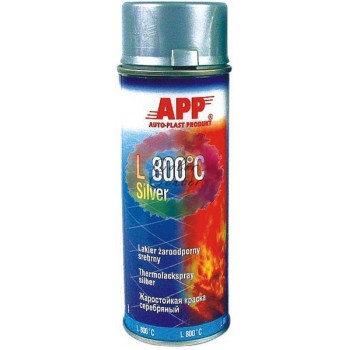 APP L 650°С Фарба Аерозольна жаростійка, 400 мл срібло