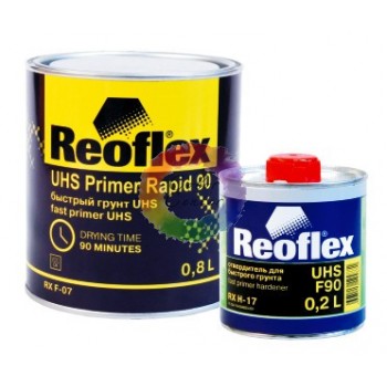 Швидкий автомобільний грунт Reoflex UHS з затв. 0,8 л + 0,2 л, світло-сірий