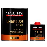 Грунт мокрый по мокрому, акриловый SPECTRAL 87231 Under 325 P3, 3:1 серый, 0,75 л + Отвердитель Н6525, 0,25 л 