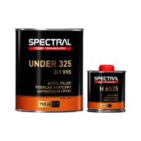 Грунт акриловый SPECTRAL 87251 Under  325 P1 мокрый по мокрому, 3:1 белый, 0,75л + Отвердитель Н6525, 0,25 л 