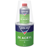 Акриловый грунт-наполнитель для авто Solid 5+1 2K Acryl, серый