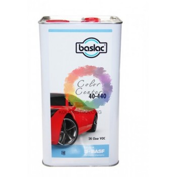 BASLAC 40-440 Лак прозорий HS VOC, пропорція 2:1, 5л, без затверджувача
