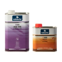 Roberlo Акриловый лак Clear Unix HS-450, 1л+ отвердитель C355, 0,5л