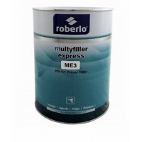 Грунт акриловый автомобильный ROBERLO MULTYFILLER ME3, темно-серый, 1 л (без отвердителя)