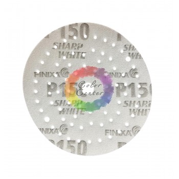  Абразивний диск P150 Sharp White Finixa Ø150мм, мультиотвір