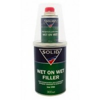 Грунт - наполнитель "мокрый по мокрому" SOLID WET-ON-WET 6+1, 0,9 л + 0,15 л (св. серый)