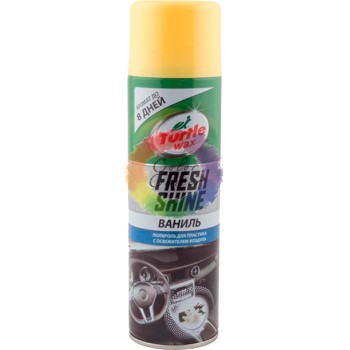 Автомобильный полироль для приборной панели Turtle Wax с освежителем воздуха Ваниль 500 мл