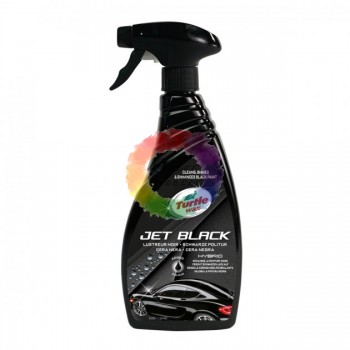 Чорний поліроль для авто Turtle Wax HYBRID JET BLACK Тригер 500 м