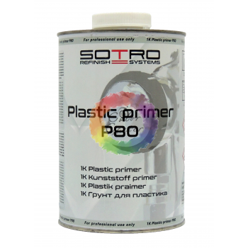 Грунт для пластику SOTRO T028010 1K Plastic primer P80 1 л, прозорий