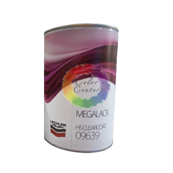 Лак акриловый MEGALACK HS CLEARCOAT Lechler 09639, 1л без отвердителя