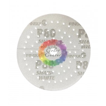  Абразивний диск P80 Sharp White Finixa Ø150мм, мультиотвір