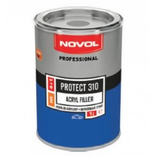 Акриловый грунт для авто Novol PROTECT 310 4+1, белый, 1 л (без отвердителя)