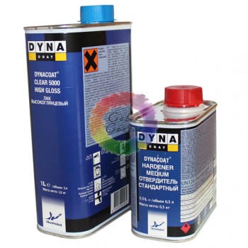 Dyna HS 5000 Лак акриловый бесцветный 5л + отв. 2,5л