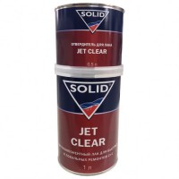 Лак для быстрого и локального ремонта 2+1 JET CLEAR SOLID, 1л + 0,5л 
