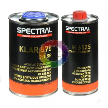 Лак безбарвний Spectral Klar 575 (SR) 2+1, 1л + Затверджувач Н6125, 0,5л