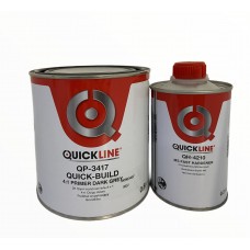 Автомобильный грунт наполнитель Quickline 4:1 Quick-Build  0,8л + отвердитель 0,2л белый