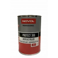 Акриловый грунт Novol PROTECT 300 4+1, красный, 1 л (без отвердителя)