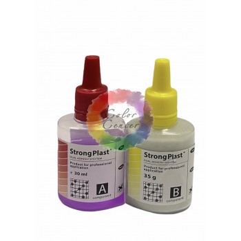 2-х компонентный автомобильный клей Strong Plast 30 мл+35 г