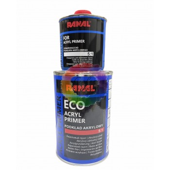 Акриловий грунт для авто Ranal ECO 5+1 білий 0,8+0,16 затверджувач