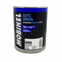 Эмаль алкидная для авто 1К Mobihel 000 - 1 л (Черная)