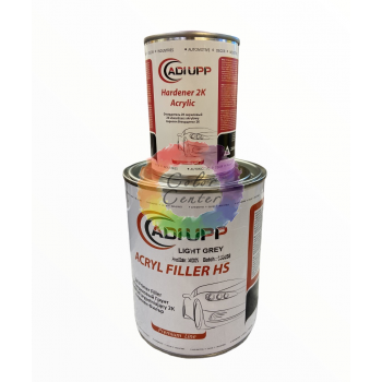 Акрилова грунтовка для авто ADI UPP HS 4:1, 1л + затверджувач 0,25 л, світло сірий