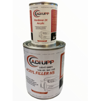 Акриловий грунт для авто ADI UPP HS 4:1, 1л + затверджувач 0,25 л, темно сірий