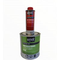 Грунт акриловый автомобильный U-POL 2025 UHS, 1л + Отвердитель S2030/SM 0,25л, белый