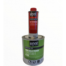 Грунт акриловий автомобільний U-POL 2025 UHS, 1л + Затверджувач S2030/SM 0,25л, білий
