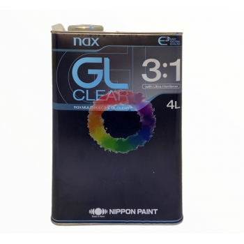 Лак Nax Multi Eco (3:1) Glass Clear Nippon Paint,4 л, без отвердителя