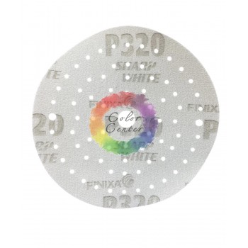  Абразивний диск P320 Sharp White Finixa Ø150мм, мультиотвір