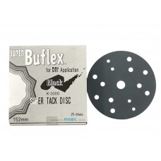 Шлифовальные круги Super Buflex DRY на липучке 152 мм K3000 чорний 15 отв.
