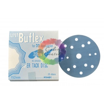 Шліфувальні круги Super Buflex DRY на липучці 152 мм K2500 синій 15 відп.