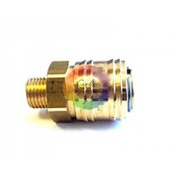  Rodcraft Штуцер АМ001, быстросьем (мама) внешняя резьба 1/4 (Германия) 