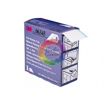 Маскуюча стрічка для ущільнювачів вклеєного скла 3M 06345, козирок 5 мм (50 мм х 10 м)