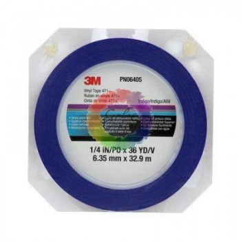 Синяя маскировочная лента 3M 6405 471 - 6 мм x 33 м