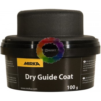 Сухое проявочное покрытие Mirka с подушкой-аппликатором, черное 100 гр