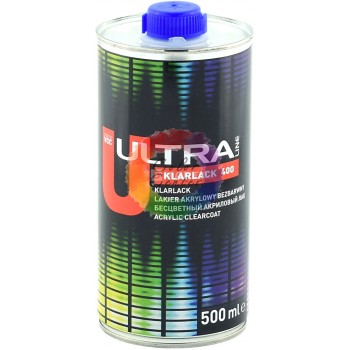 Лак Акриловый Бесцветный  Ultra Line Novol 400 2+1, 0,5л, без отвердителя 